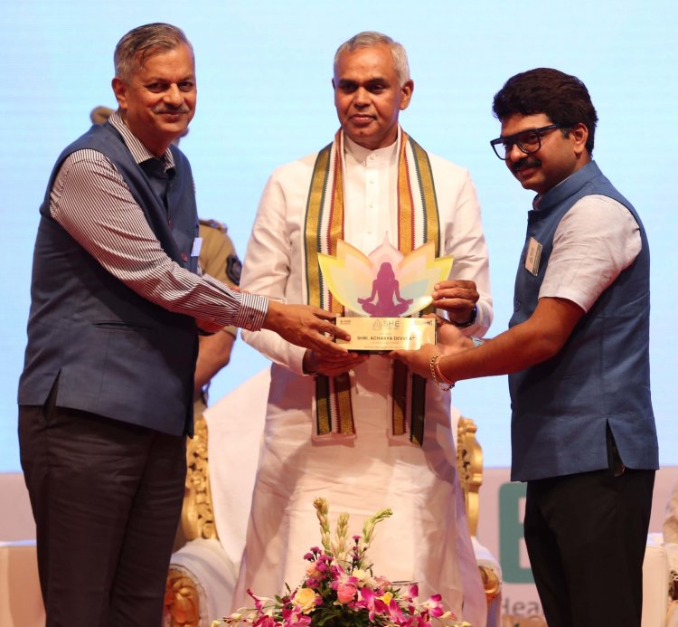 गुजरात के राज्यपाल आचार्य देवव्रत ने की जागरूकता मिशन शी की शुरुआत